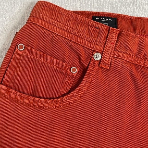 KITON 5 POCKETS 97% COTTON JEANS Sz 36 - Picture 3 of 13